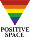positive space inverted triangle